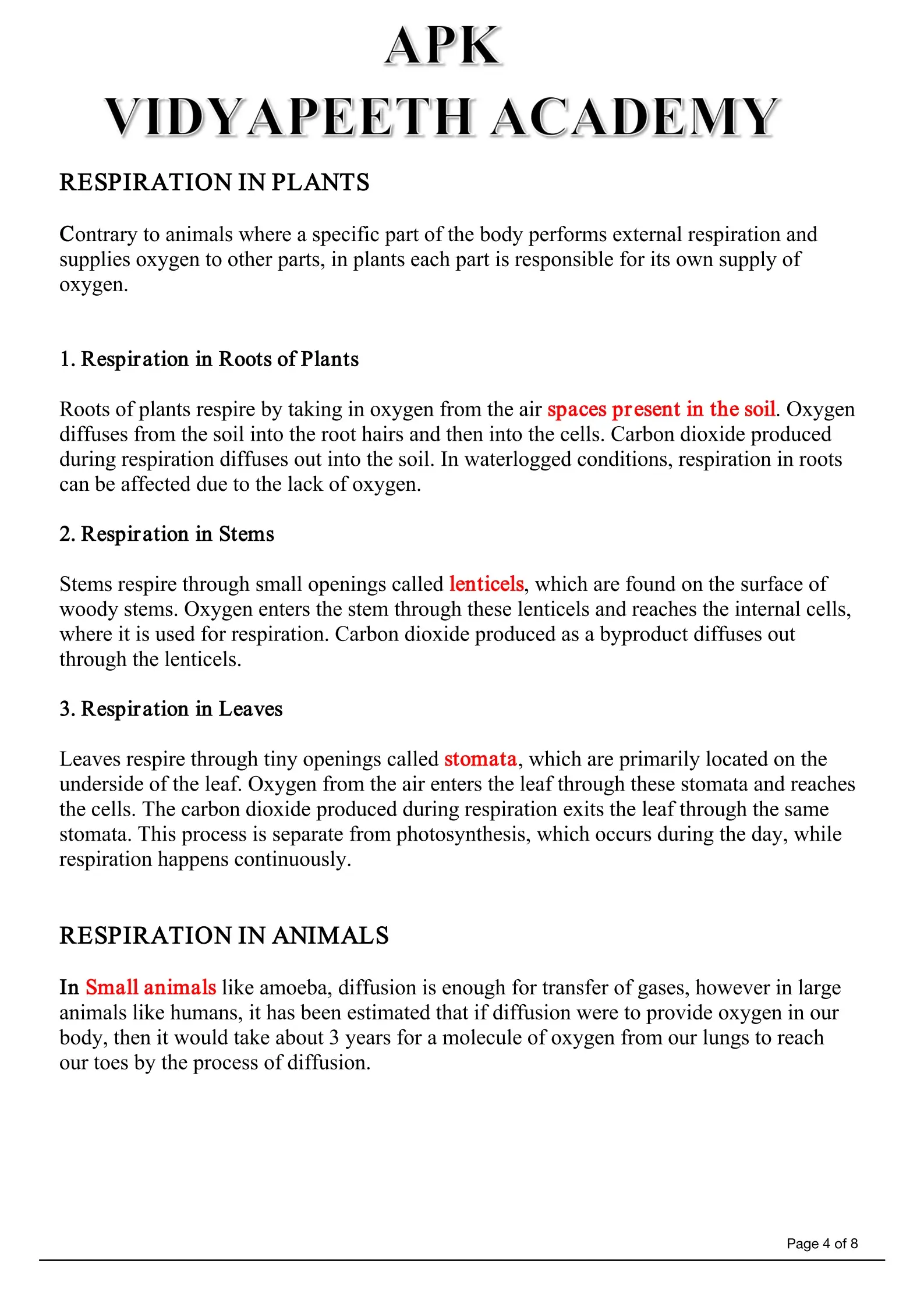 Cell Notes Preview Page 3